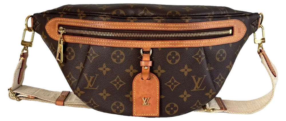 Louis Vuitton Bumbag, Monogram, pre-owned designer handbag, Very good