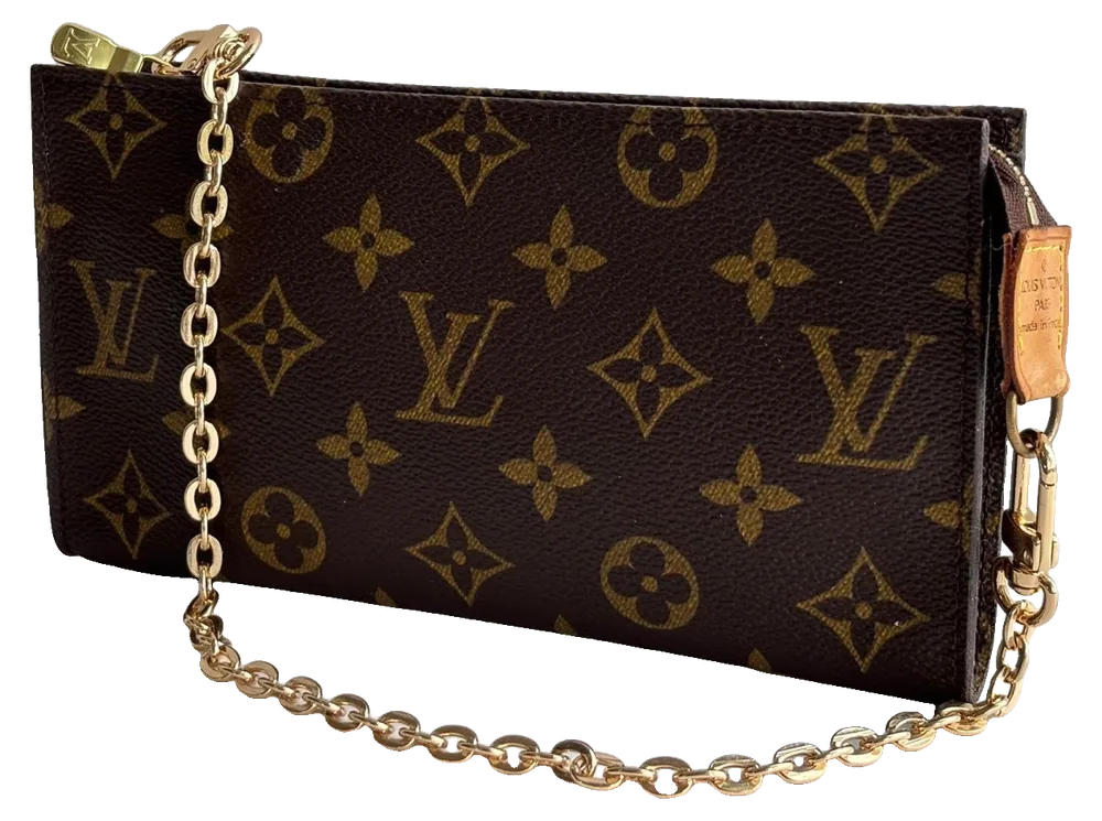 Louis Vuitton Monogram Pochette Accessoires, pre-owned designer handbag, Good