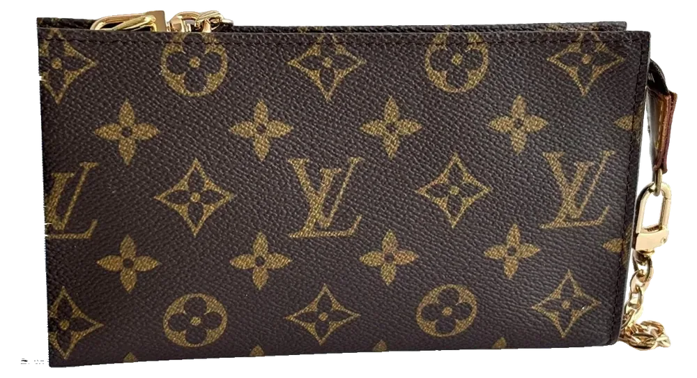 Louis Vuitton Monogram Pochette Accessoires, cartera de diseñador pre-loved, Bueno